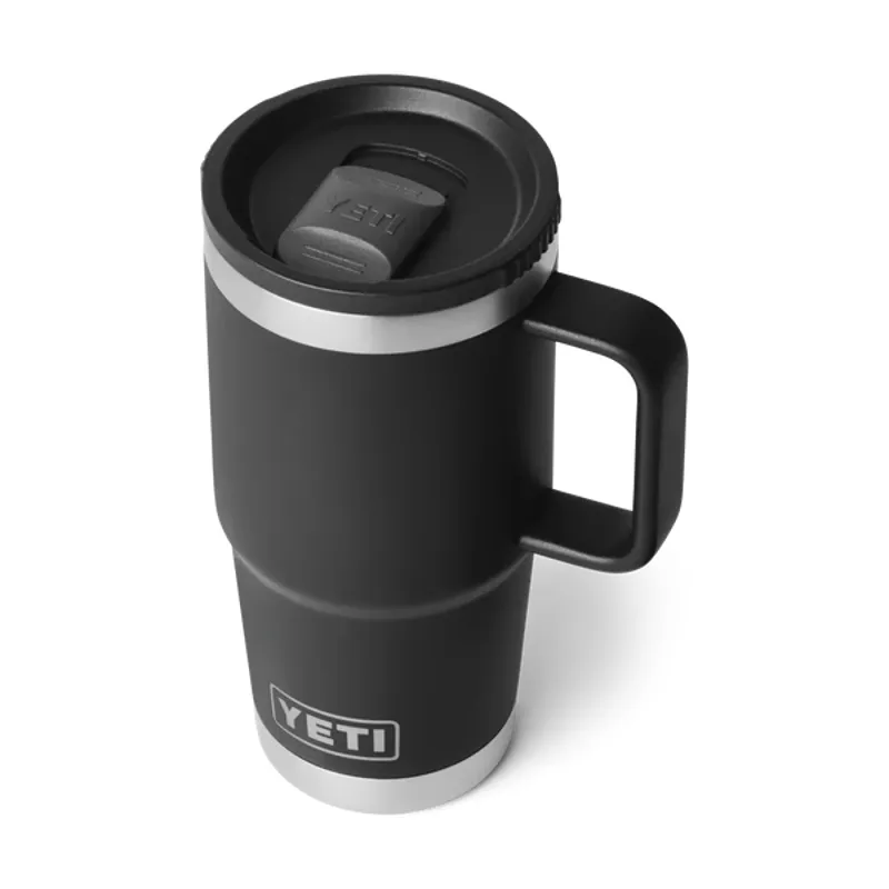 YETI Rambler 20oz Travel Mug - Black-1