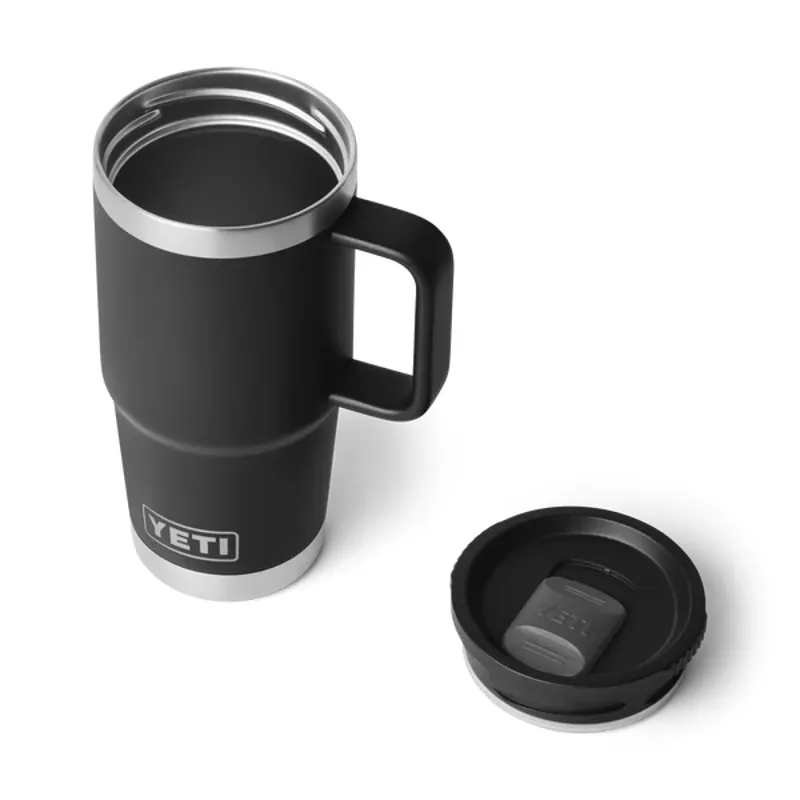 YETI Rambler 20oz Travel Mug - Black-2