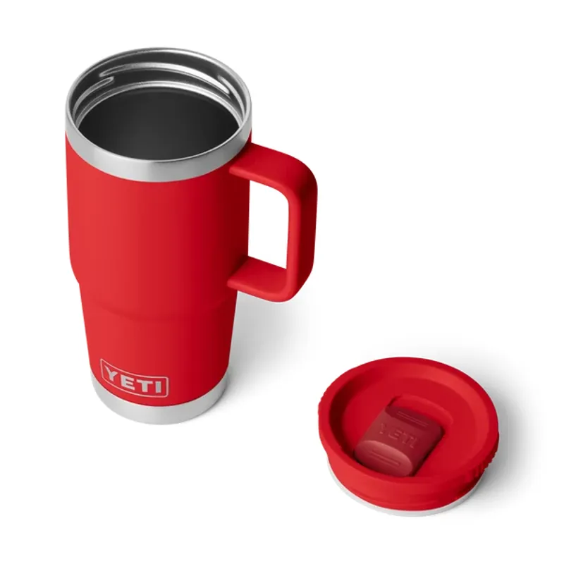 YETI Rambler 20oz Travel Mug - Rescue Red-2