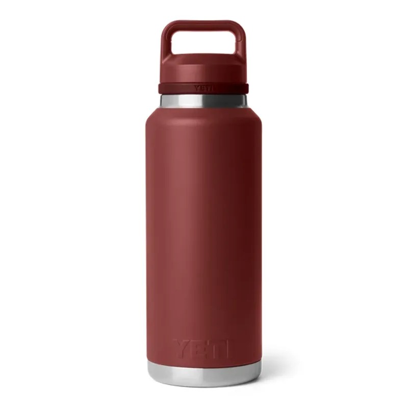YETI Rambler 46oz Bottle Coloured Chug Cap - Stag Red-2