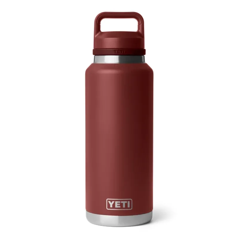 YETI Rambler 46oz Bottle Coloured Chug Cap - Stag Red