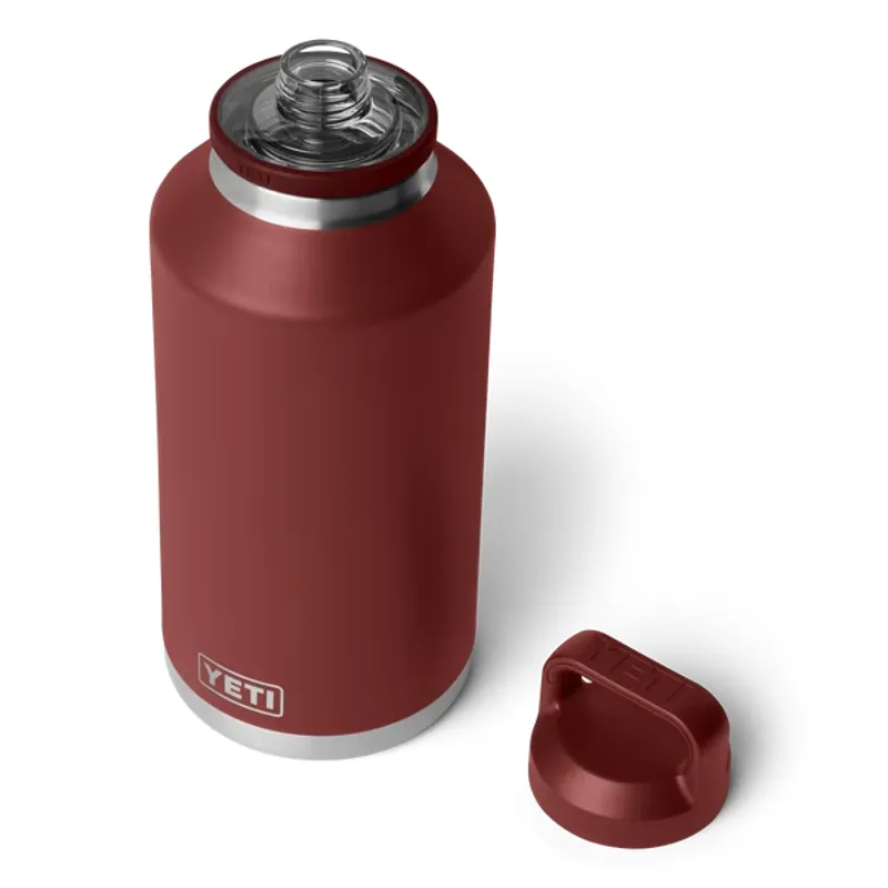 YETI Rambler 64oz Bottle Coloured Chug Cap - Stag Red-1