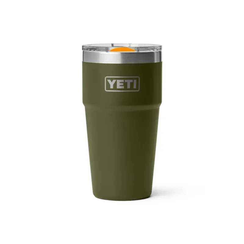 YETI Rambler 20oz Stackable Cup - Olive/ King Crab