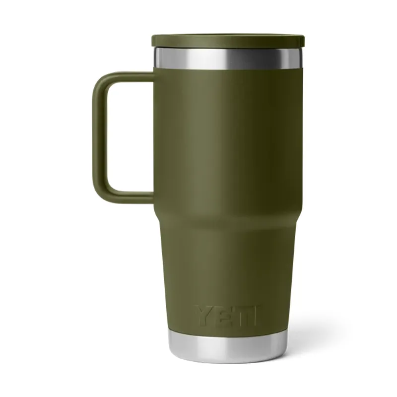 YETI Rambler 20oz Travel Mug - Olive/King Crab-3
