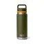YETI Rambler 26oz Bottle Coloured Chug Cap - Olive/ King Crab