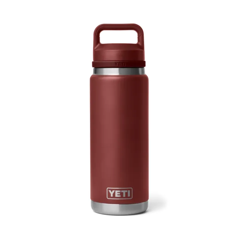YETI Rambler 26oz Bottle Coloured Chug Cap - Stag Red