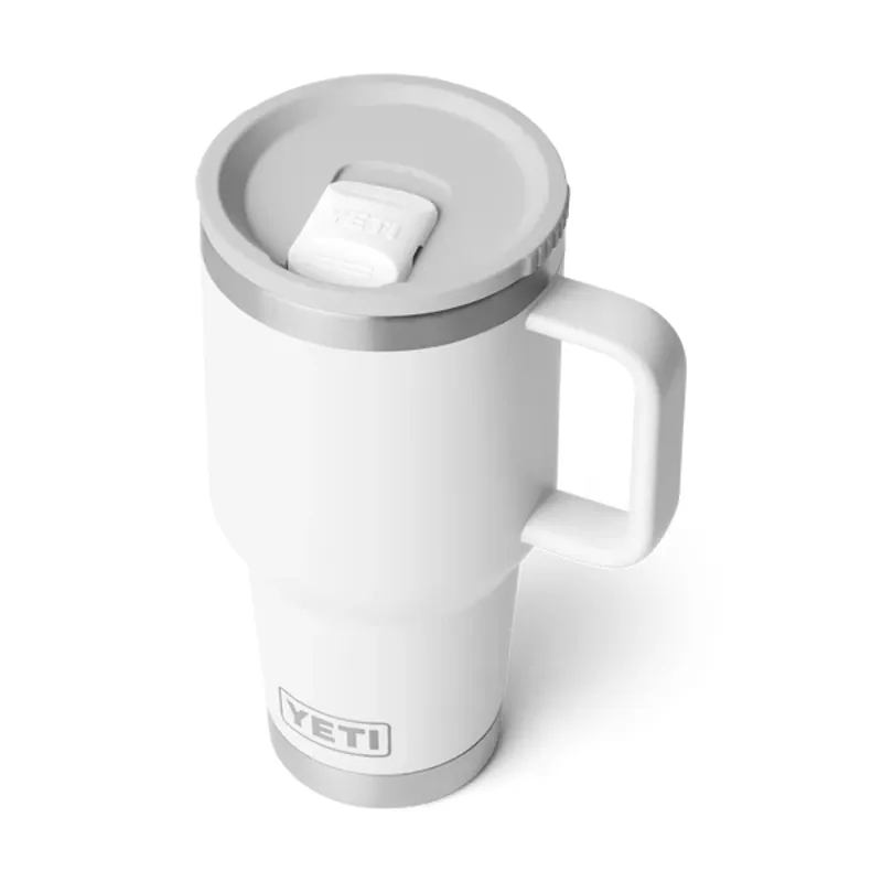 YETI Rambler 20oz Travel Mug - White-1
