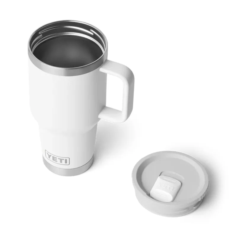 YETI Rambler 20oz Travel Mug - White-2