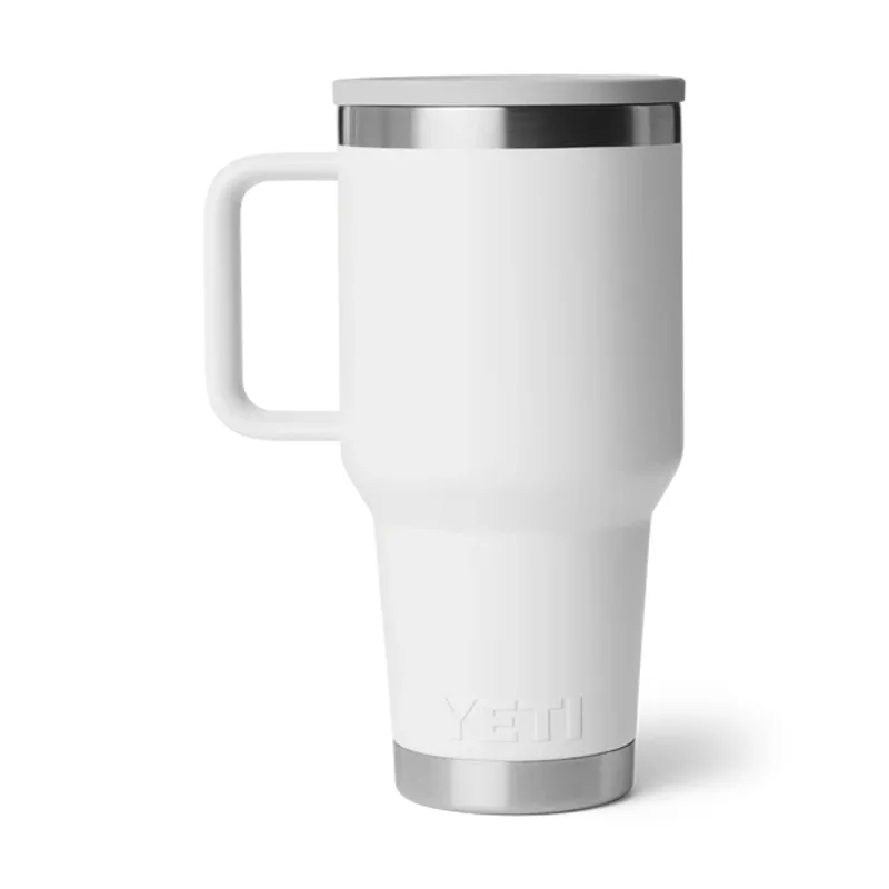 YETI Rambler 20oz Travel Mug - White-3