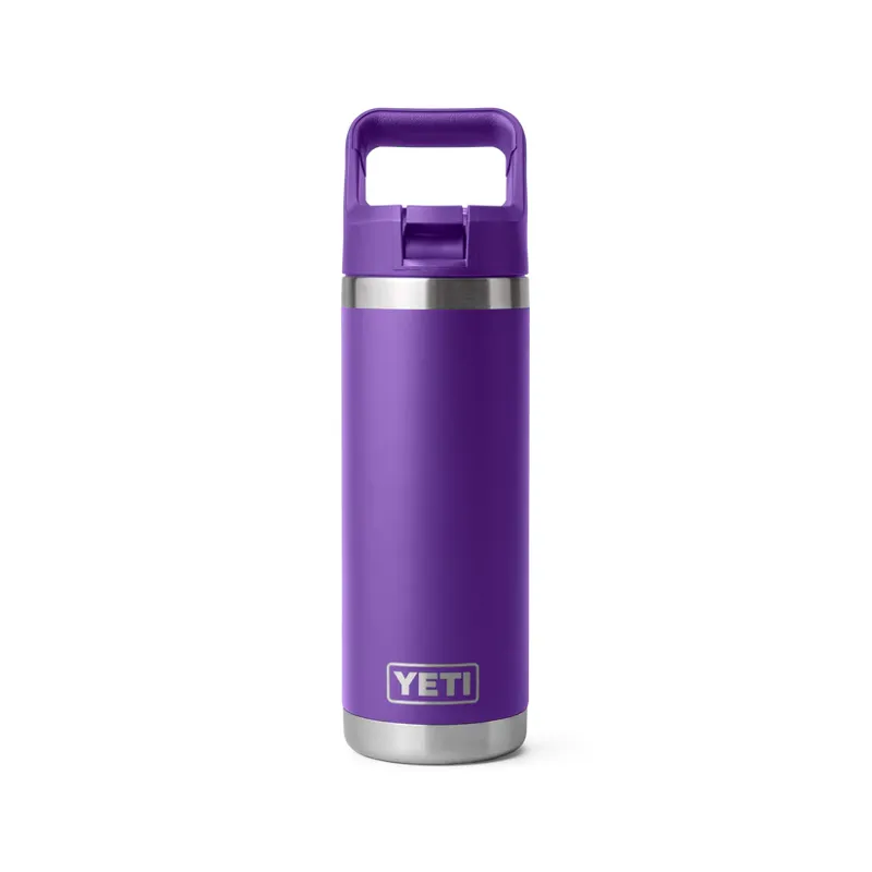 YETI Rambler 18oz Coloured Straw Bottle - Pace Purple