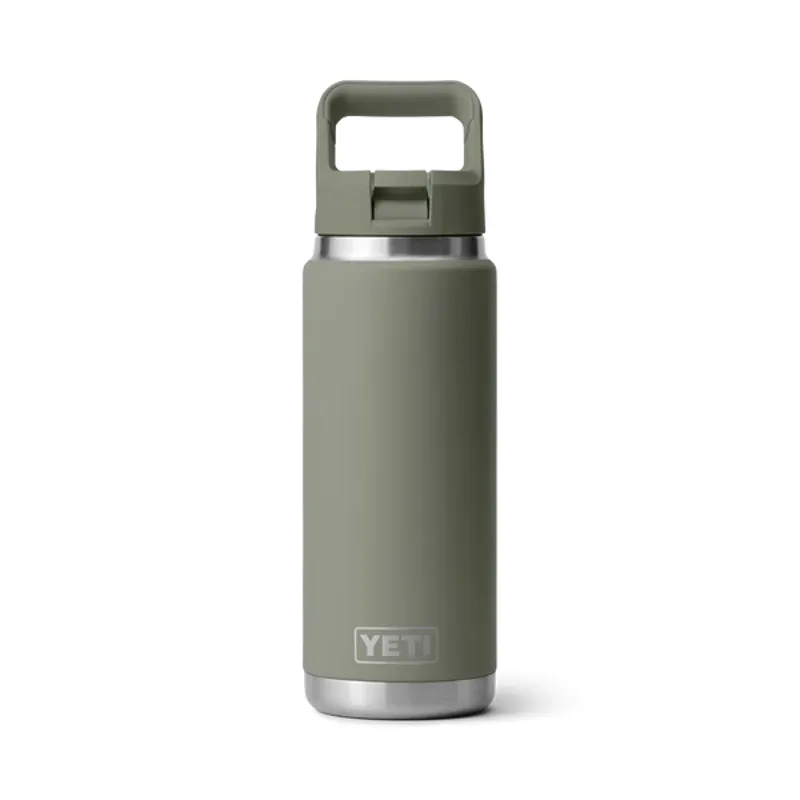 YETI Rambler 26oz Coloured Straw Bottle - Pampa Green