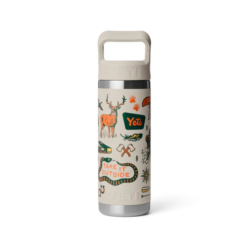 YETI Rambler 18oz Coloured Straw Bottle - Cape Summer Camp-2