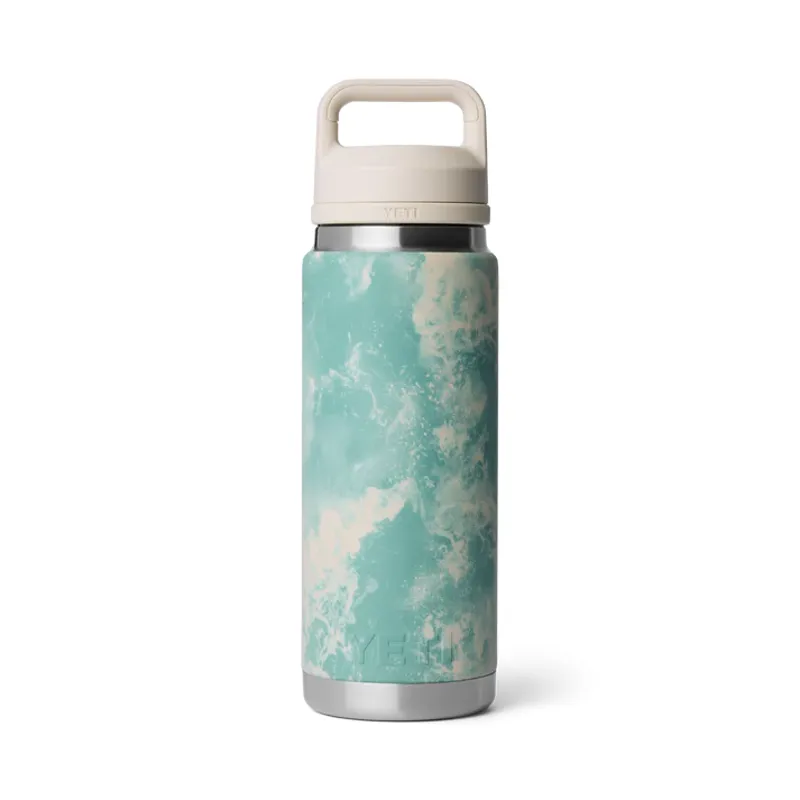 YETI Rambler 26oz Bottle Coloured Chug Cap - Sea View-2