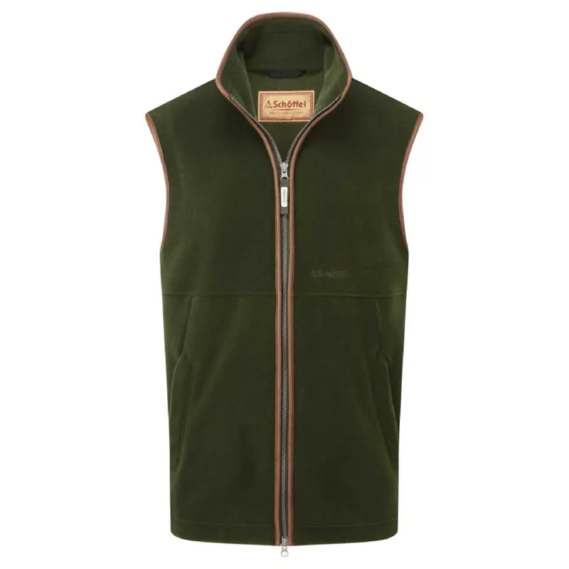 Schoffel Oakham Fleece Gilet - Forest Green