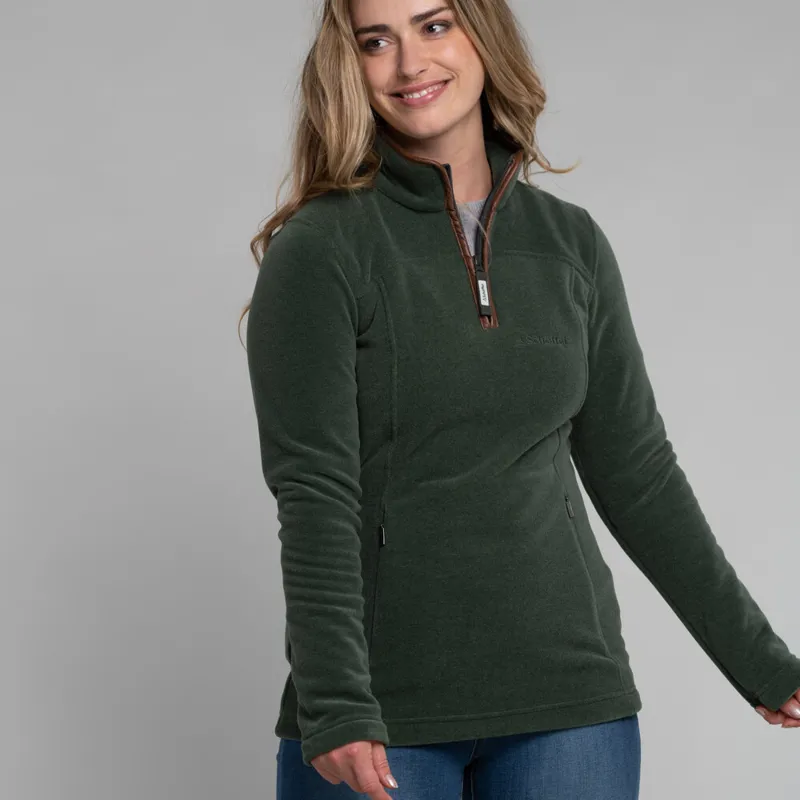 Schoffel Tilton 1/4 Zip Fleece - Cedar Green-3