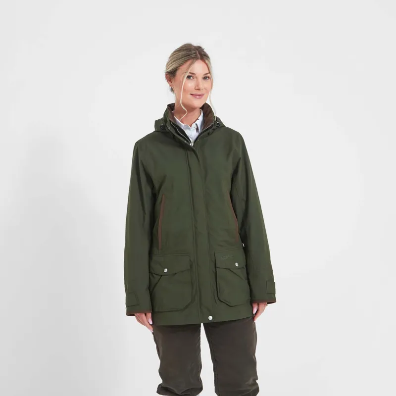 Schoffel Teal Ultralight Coat - Forest-1