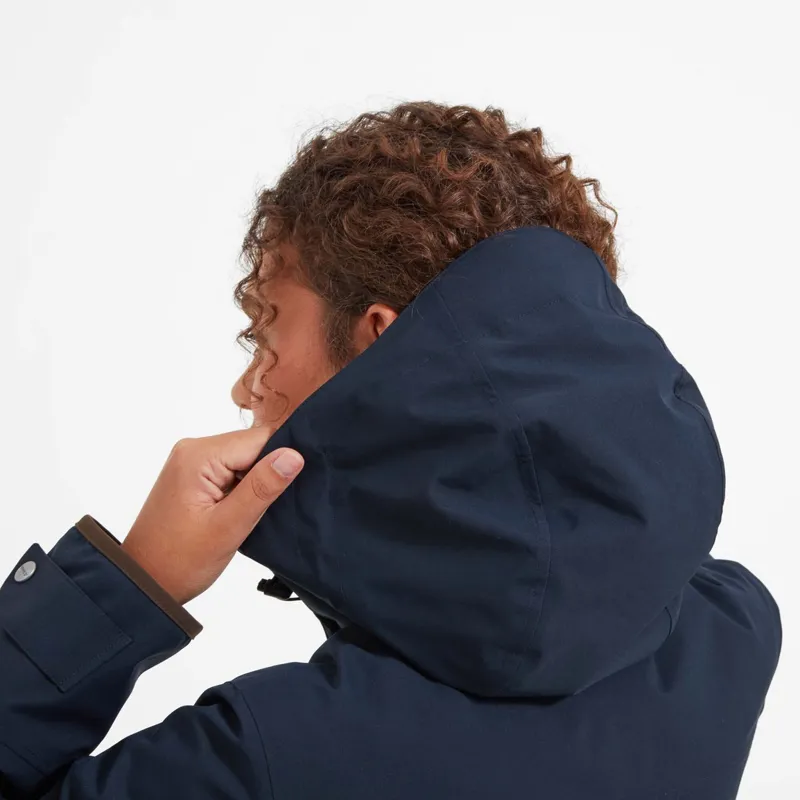 Schoffel Teal Ultralight Coat - True Navy-2
