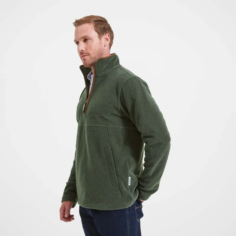 Schoffel Berkeley 1/4 Zip Fleece - Cedar Green-1