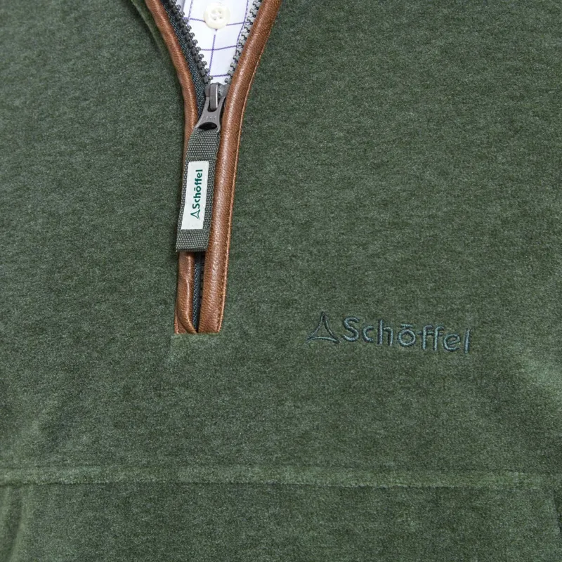 Schoffel Berkeley 1/4 Zip Fleece - Cedar Green-3