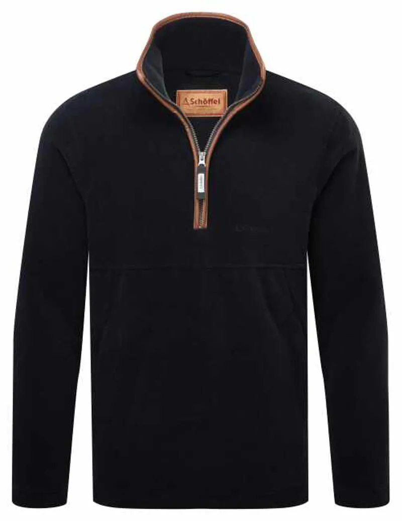 Schoffel Berkeley 1/4 Zip Fleece - Gunmetal-3