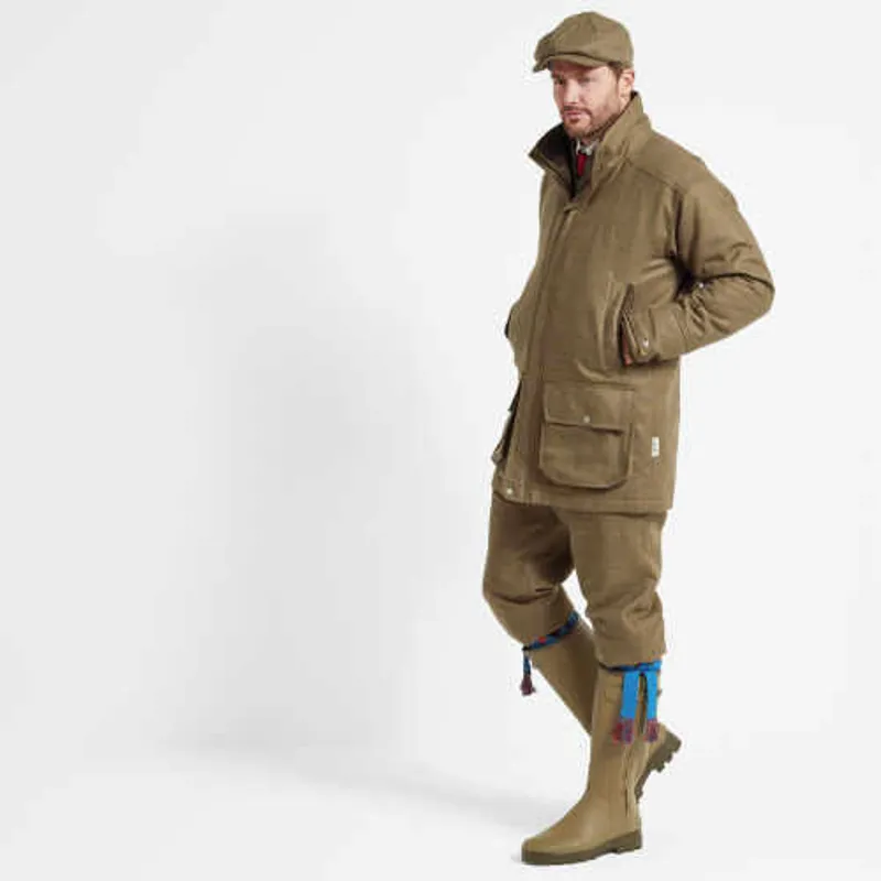 Schoffel Ptarmigan Tweed Classic Coat - Corry Tweed-2