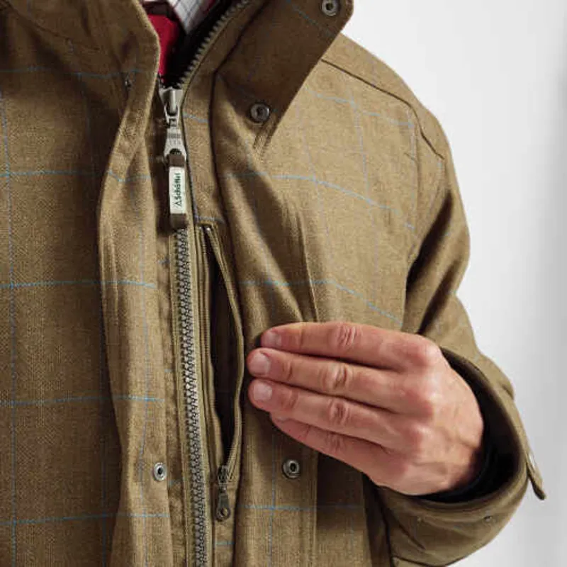 Schoffel Ptarmigan Tweed Classic Coat - Corry Tweed-5