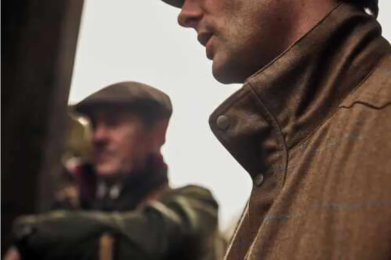 Schoffel Ptarmigan Tweed Classic Coat - Corry Tweed-9