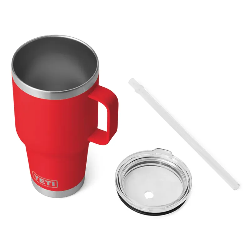YETI Rambler 35 Oz Straw Lid Mug - Rescue Red-2