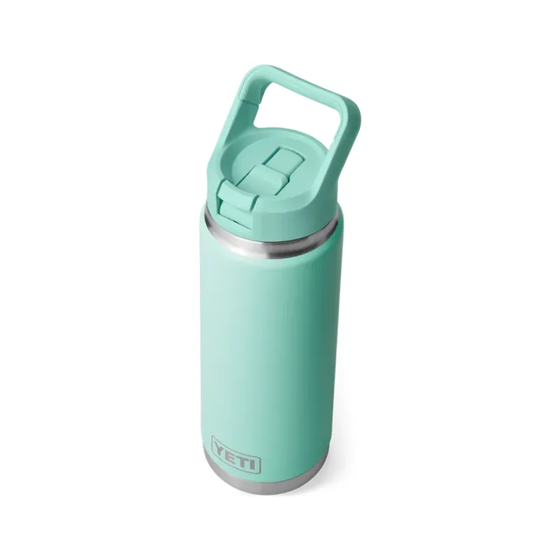 YETI Rambler 26 Oz Coloured Straw Cap Bottle - Seafoam-1