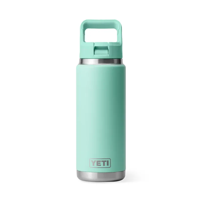 YETI Rambler 26 Oz Coloured Straw Cap Bottle - Seafoam