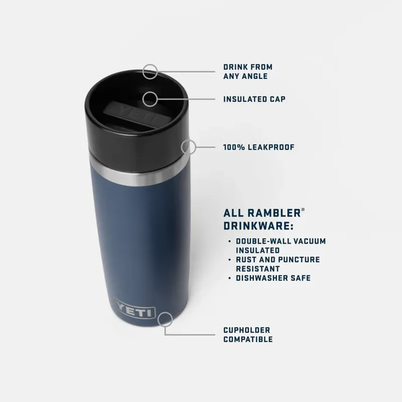 YETI Rambler 16oz Travel Bottle - Black Forest Green-3