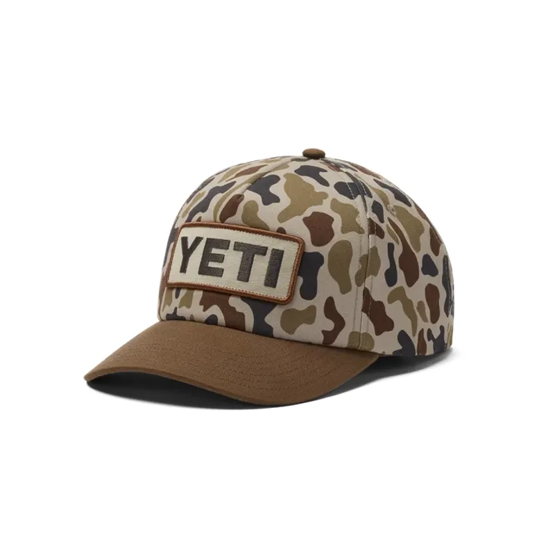 YETI Logo Mid Pro Flat Brim Hat - Camo-1