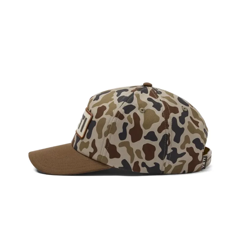 YETI Logo Mid Pro Flat Brim Hat - Camo-2