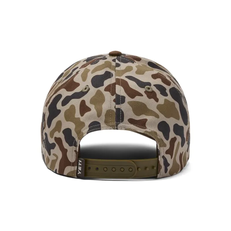YETI Logo Mid Pro Flat Brim Hat - Camo-3