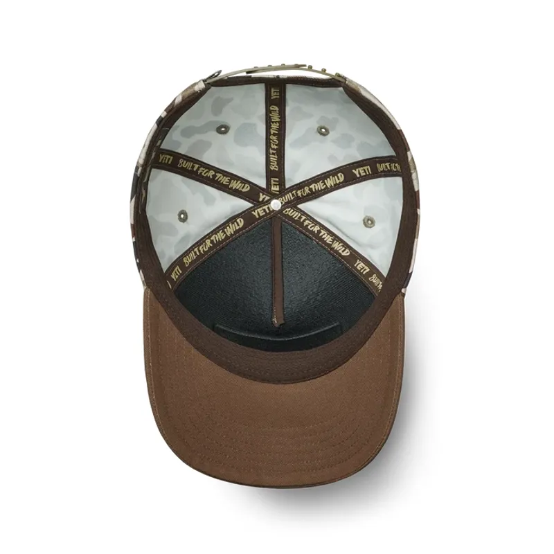 YETI Logo Mid Pro Flat Brim Hat - Camo-4
