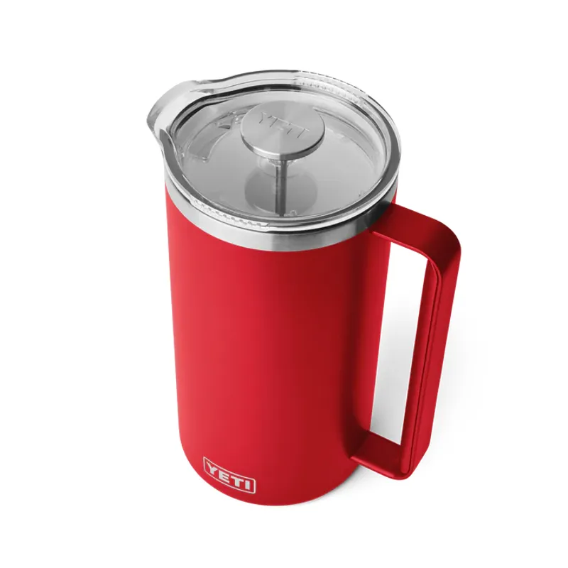 YETI French Press 64oz - Rescue Red-2