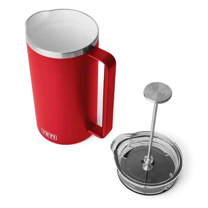 YETI French Press 64oz - Rescue Red-3