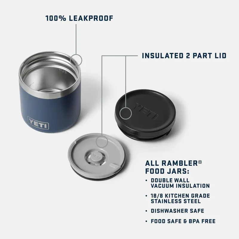 YETI Rambler 8oz Food Jar - Navy-6
