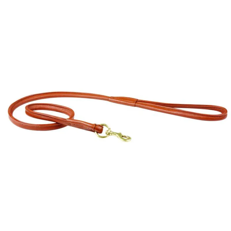 Weatherbeeta Rolled Leather Dog Lead - One Size-1
