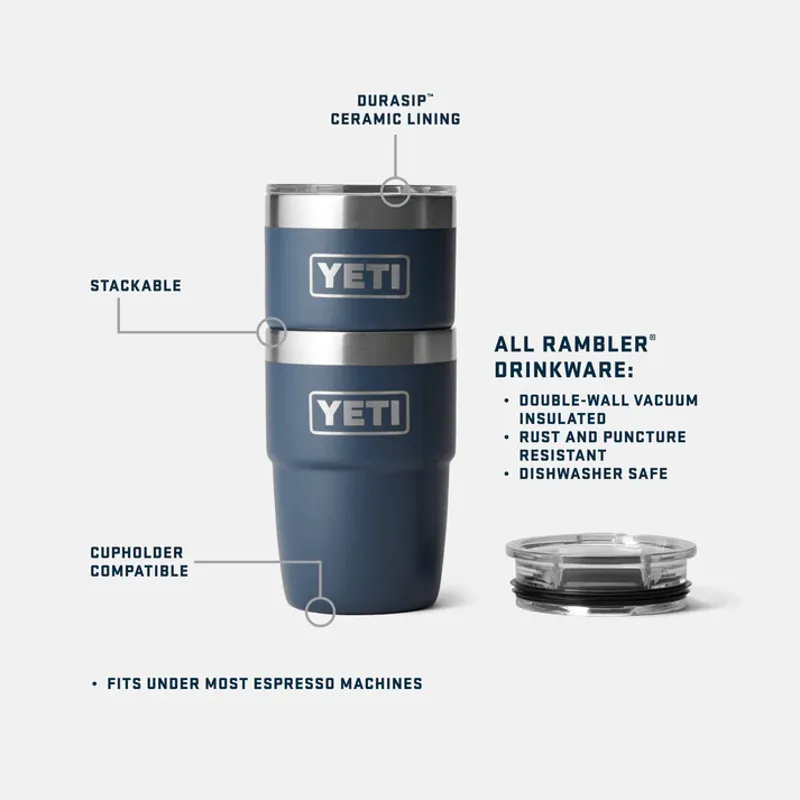 YETI Rambler 8oz Ceramic Lined Cup - Cape Taupe-4