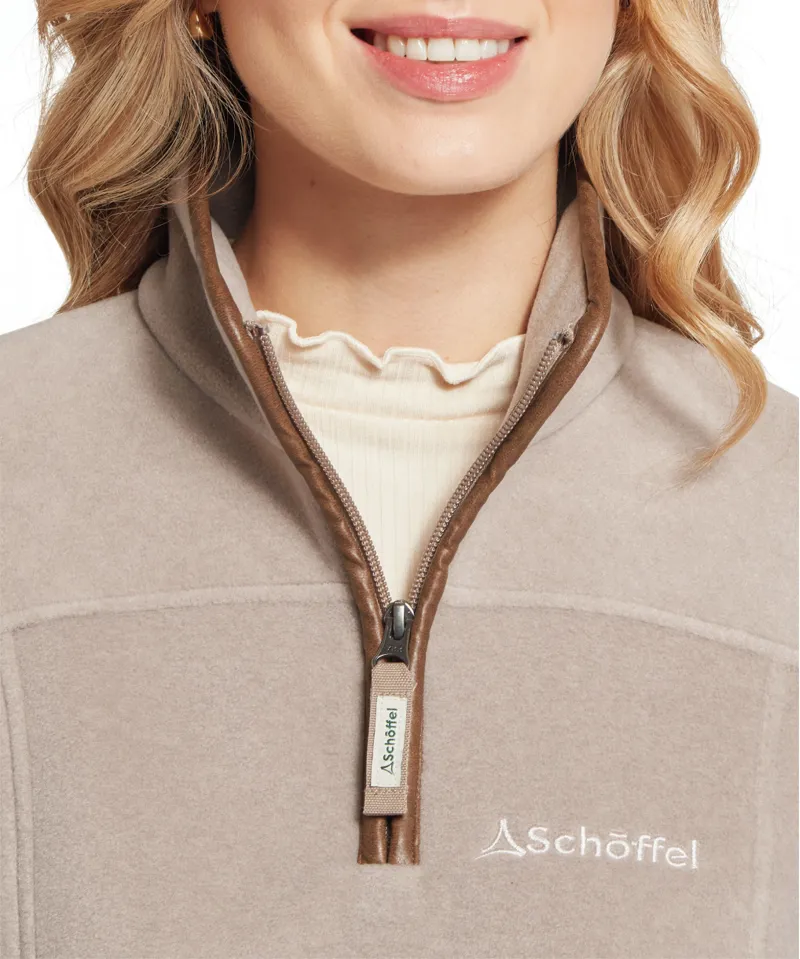 Schoffel Tilton II 1/4 Zip Fleece - Mushroom-5