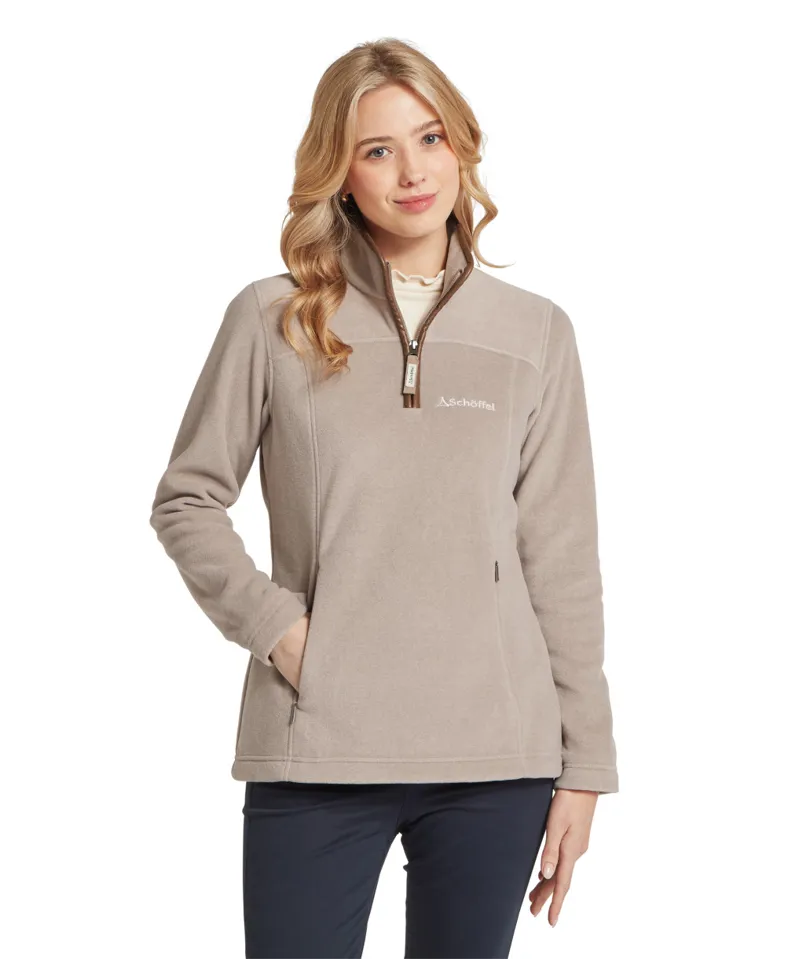 Schoffel Tilton II 1/4 Zip Fleece - Mushroom