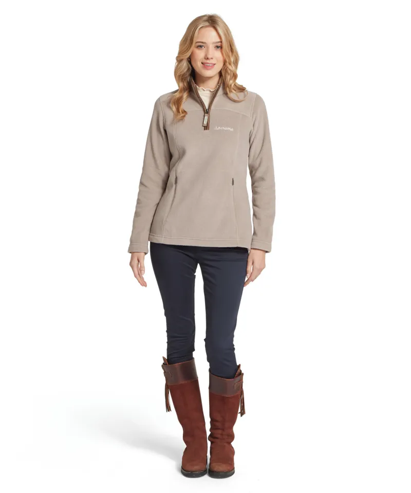 Schoffel Tilton II 1/4 Zip Fleece - Mushroom-3