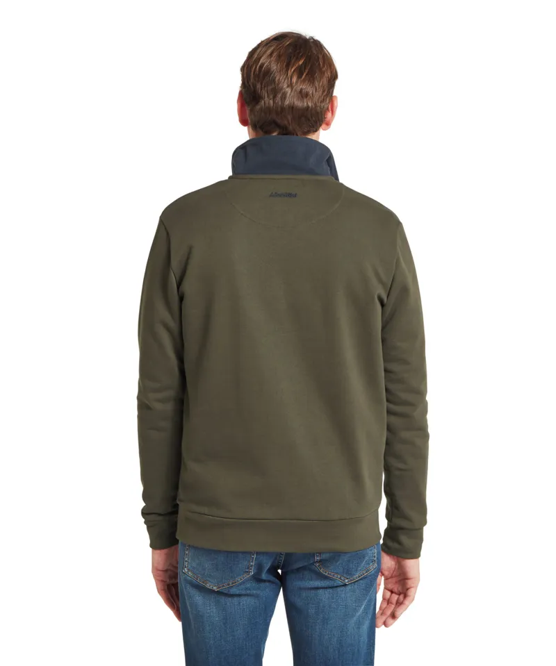 Schoffel Horseley Rugby Sweatshirt - Peat Green-2