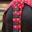 Supreme Products Dotty Fleece Tail Guard - Rosette Red