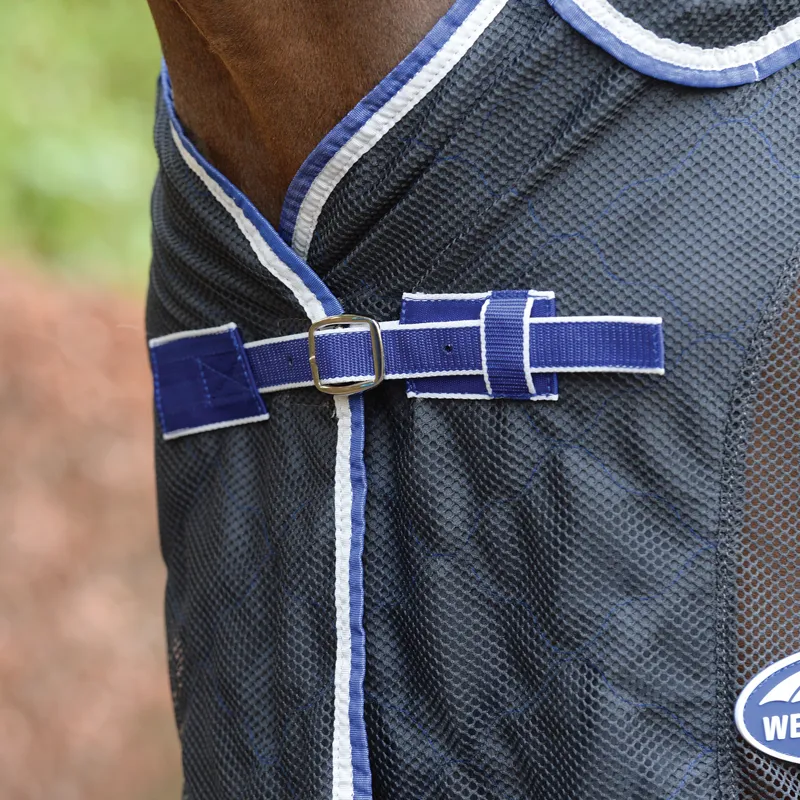 Weatherbeeta Wick-Dri II Cooler Combo - Charcoal/Blue/ White-2