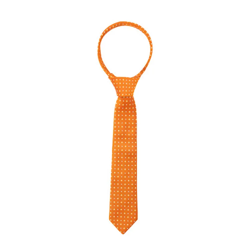 Supreme Products Childs Show Tie - Orange/Gold Diamonds