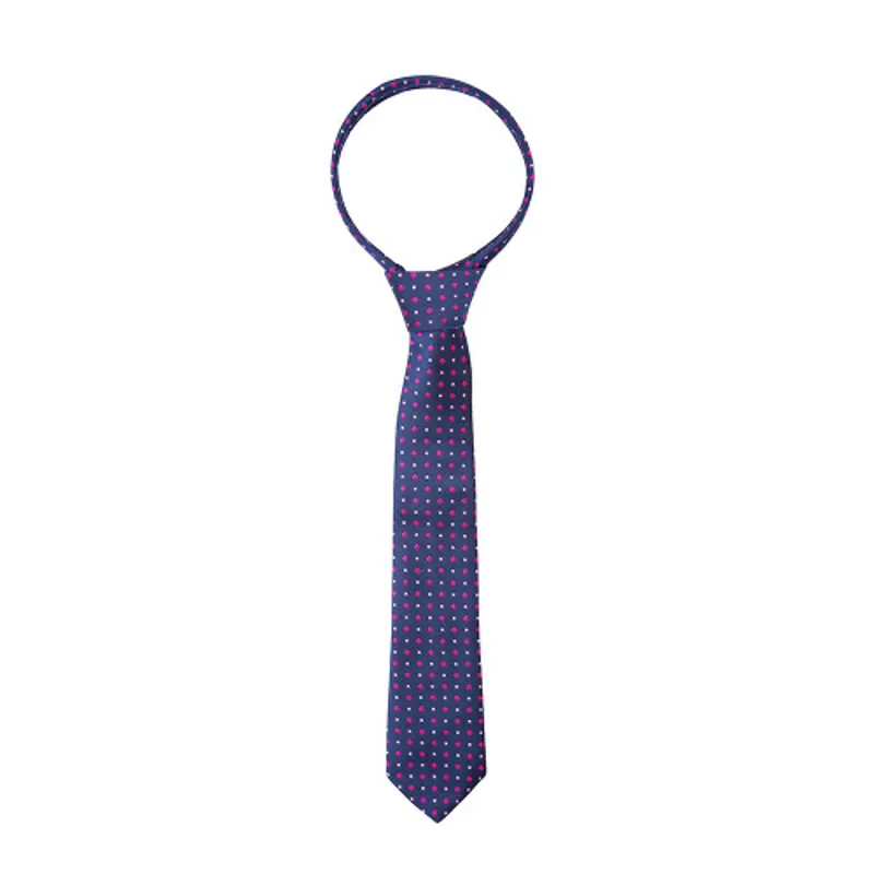 Supreme Products Childs Show Tie - Navy/Pink Diamonds