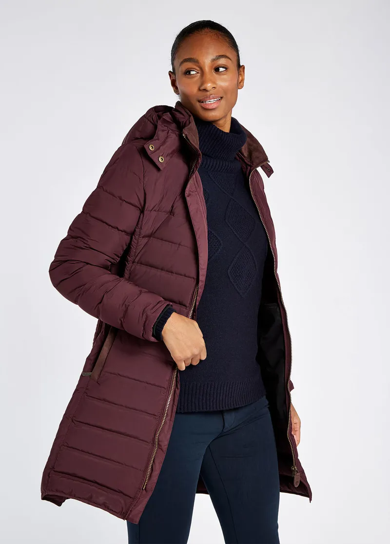 Dubarry Ballybrophy Jacket - Currant-2