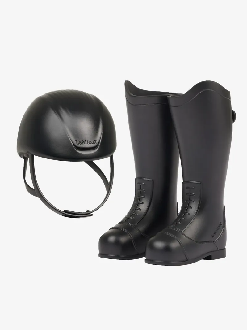 LeMieux Toy Rider Boots and Helmet - Black